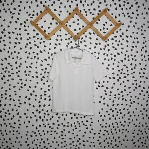 Oshkosh White Polo Boys Collared Shirt